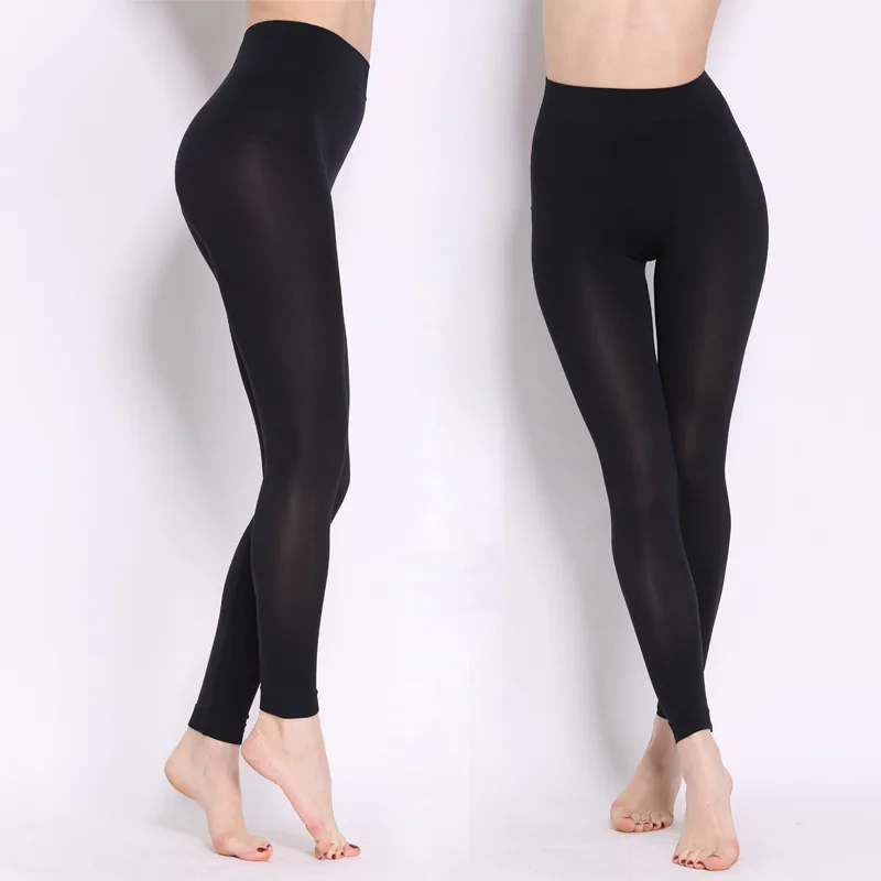 Новинка 2019 черные леггинсы супер эластичные девять штанов карандашей женские