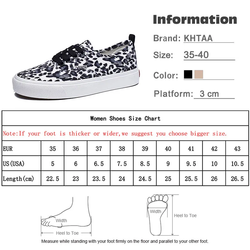 

2019 New Leopard Flat Shoes Women Canvas Shoes Lace-Up Casual Shoes Female Platform Sneakers Comfortable Flats Ladies Footwear