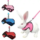 Мягкая подвязка для кошек со свинцом для маленьких животных, подвязка для кошек и кроликов, маленькие аксессуары для прогулок для домашних животных