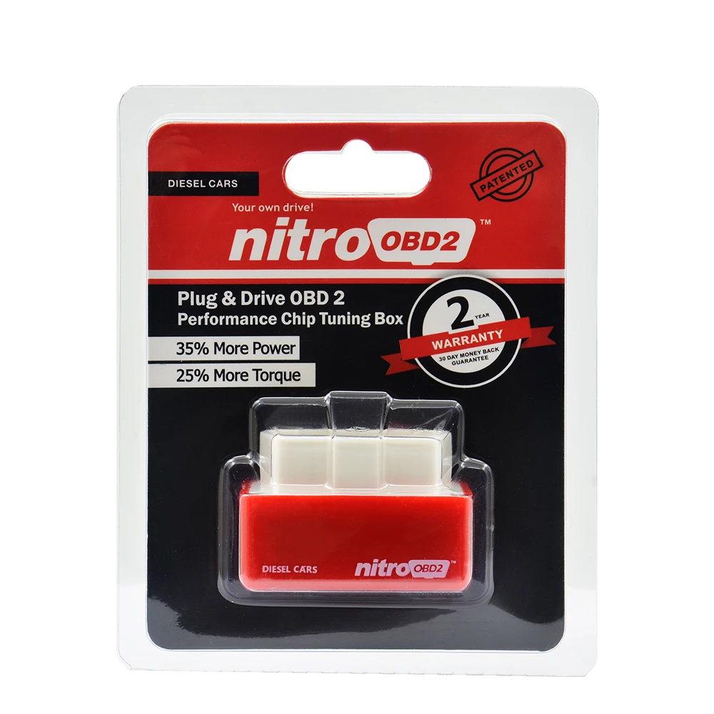 2021 Nitro OBD2 EcoOBD2 ECU Chip Tuning Box Plug & Driver NitroOBD2 Eco For Benzine Diesel Car 15% Fuel Save More Power |
