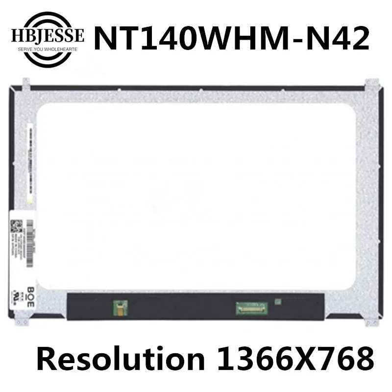  - HD  Dell Latitude 7490,  NT140WHM N42 1366X768, 14, 0 , 30 