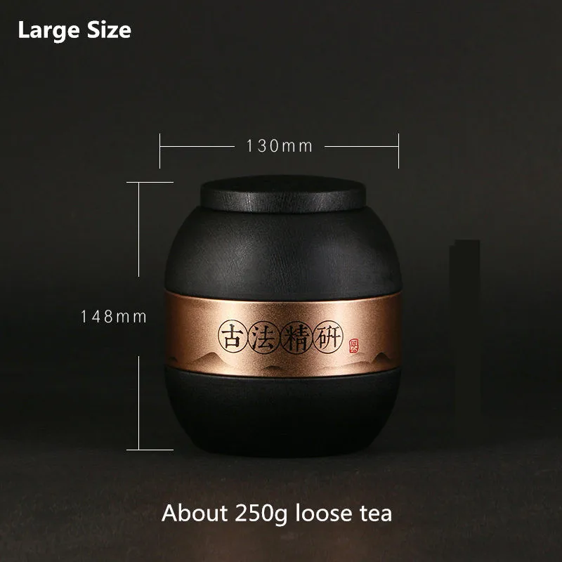 Цельнокроеное платье герметичный небольшая железная Коробки Чай хранения банок