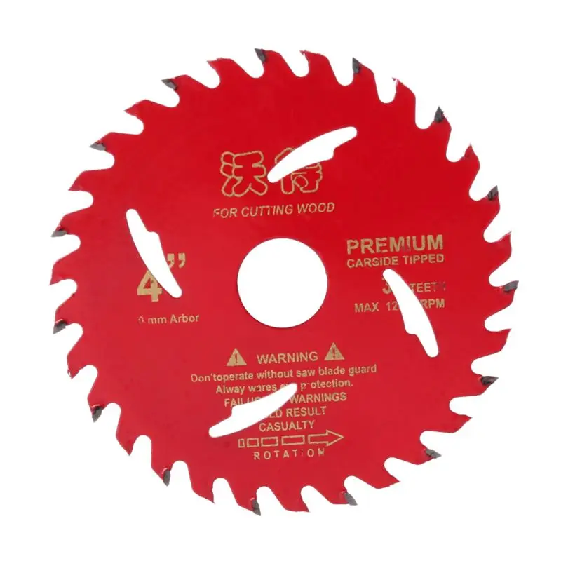 

4inch Circular Saw Blade 105mm 30 Teeth Wood Cutting Tool Woodworking Bore Diameter 20mm