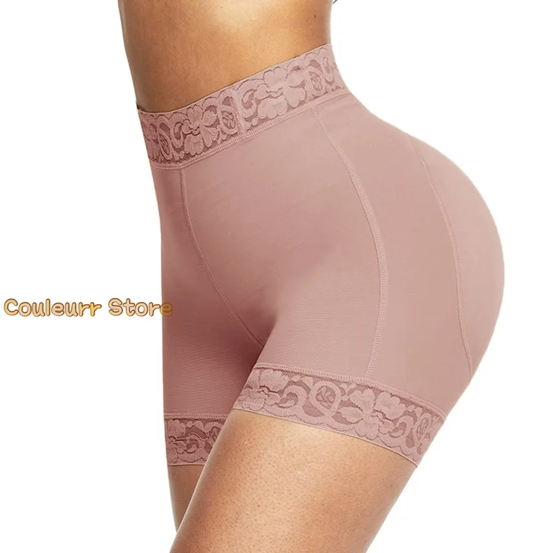 

Women Postpartum High Waist Tummy Control Panty Lace Butt Lifter Shapewear Slim Body Shaper Seamless Hip Enhancer Shorts