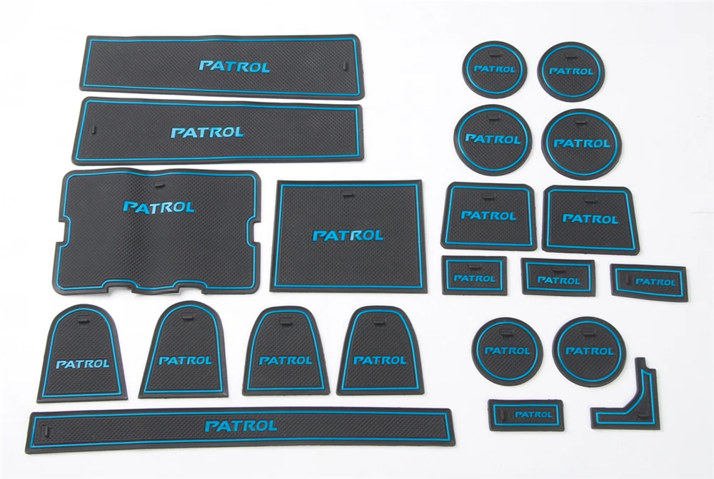 

Резиновый полный комплект, коврик для ворот, подставка, крышка для стакана воды для Nissan патруль Y26 2017 +, аксессуары для автомобиля, защита для ...