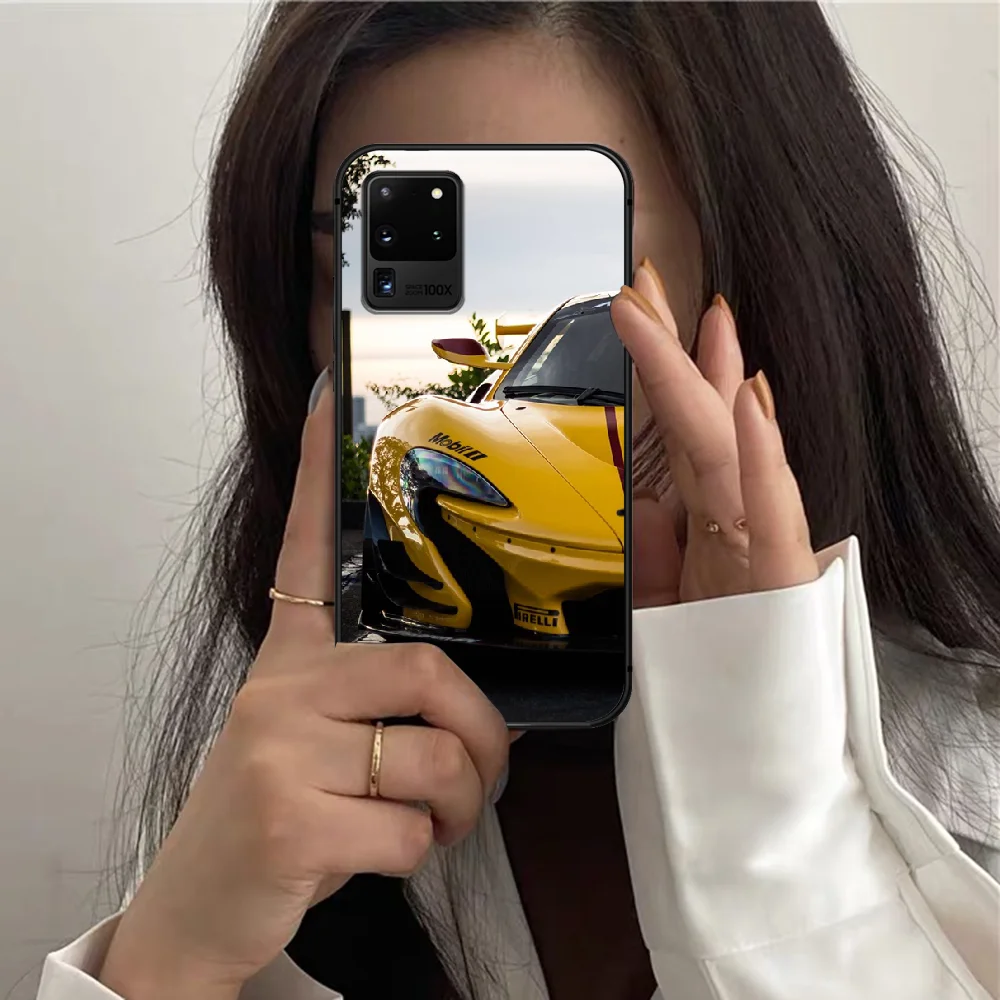 

Luxury Sports car Ferrari Phone Case For Samsung Galaxy S 7 21 Note 8 9 10 20 E FE Ultra Plus black Funda Tpu Shell Pretty
