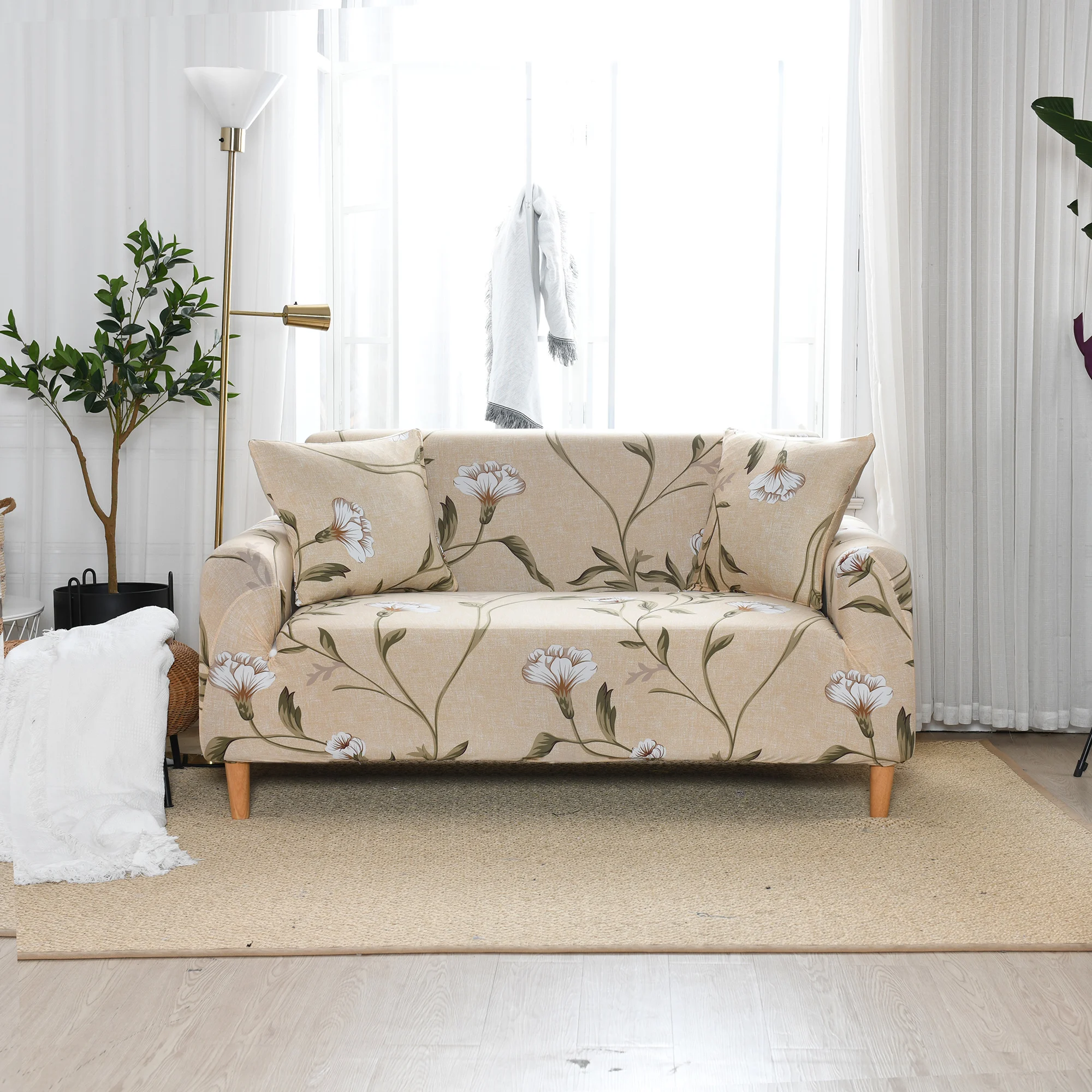 

Colorful Stretch magic sofa cover for living room Elastic couch cover Polyester Sofa Protector