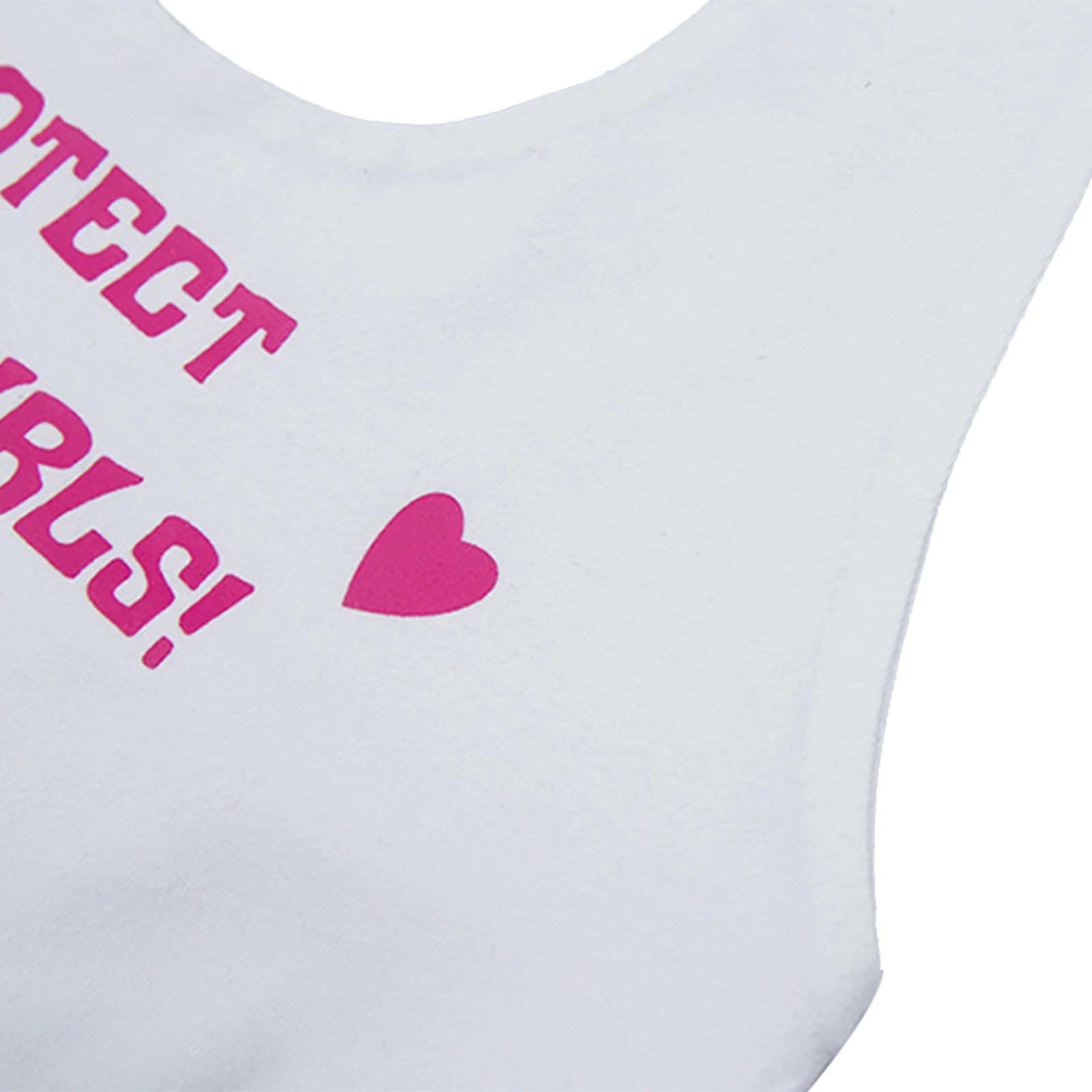 

Women's Sexy Hater Crop Top, Casual Sleeveless Scoop Neck Tie Knot Front Letter Print Tank Top