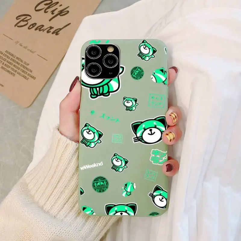 

The Weeknd Xo Phone Case Soft Solid Color for iPhone 11 12 13 mini pro XS MAX 8 7 6 6S Plus X XR