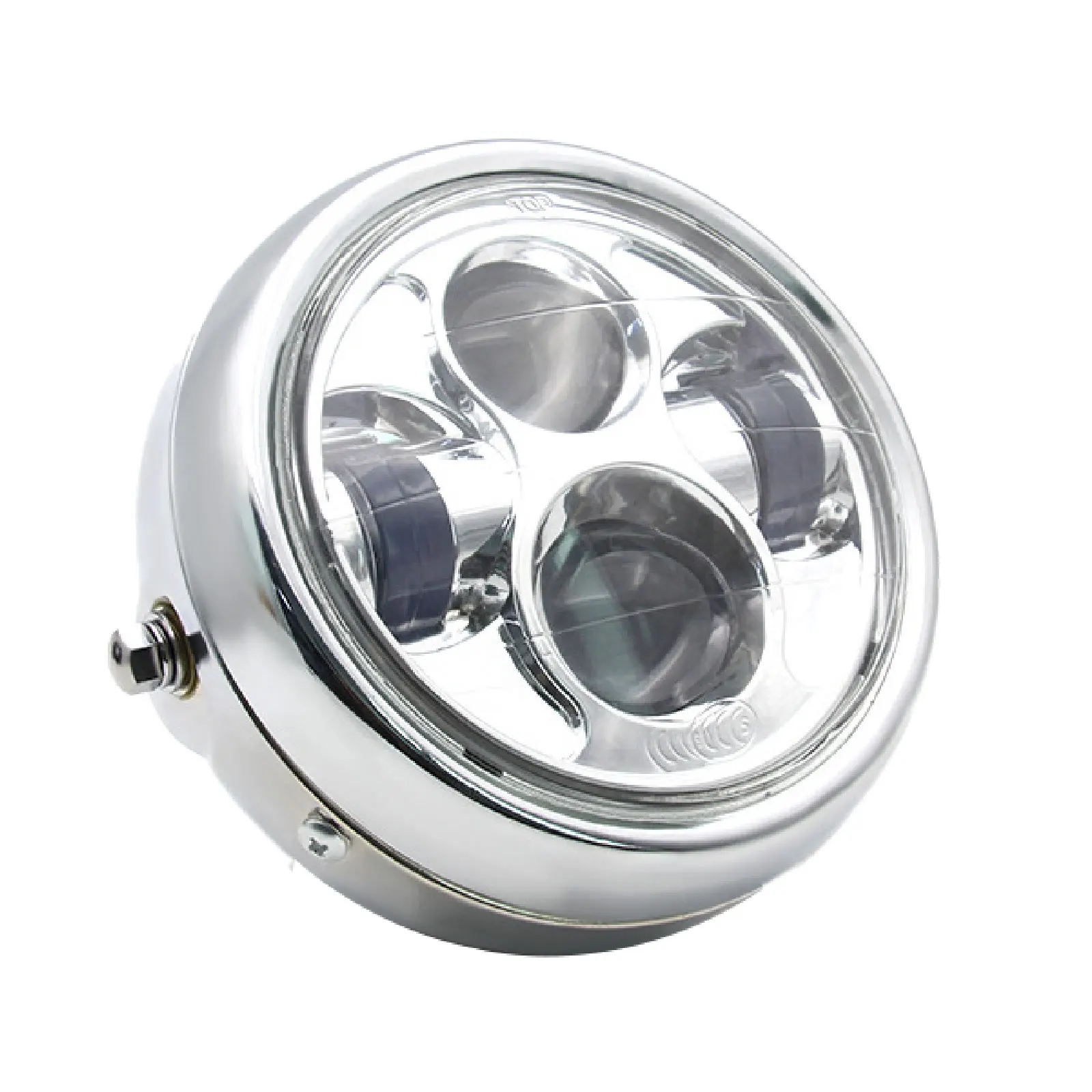 

Motorcycle Headlights Round Headlights With High Low Beams Accessories Modified Four-Eye Headlights For Motorcycles