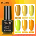 ROSALIND серия Желтых Цветов Гель-лак для ногтей 7 мл Гель-лак для дизайна ногтей маникюр гибридные Лаки полуперманентный Гель-лак