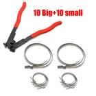 Зажим для сапога, инструмент с 20 обжимными лентами из нержавеющей стали для автомобилей, квадроциклов, мотоциклов