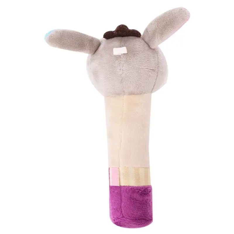 1 шт. мягкая плюшевая погремушка захватывающая Успокаивающая животные BB ручная