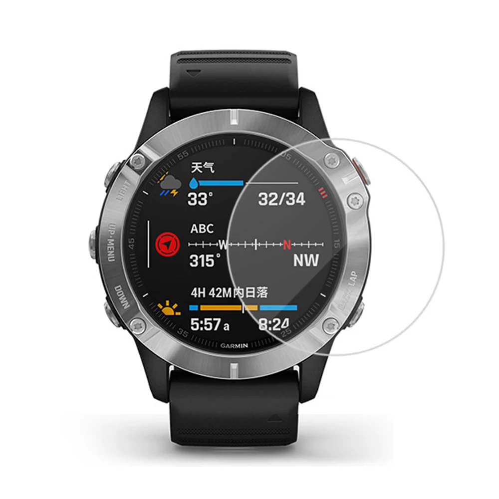 Защитное закаленное стекло для Garmin Fenix 5 5S Plus 6S 6X6 Pro, Ультрапрозрачная пленка, защитная пленка премиум-класса для часов