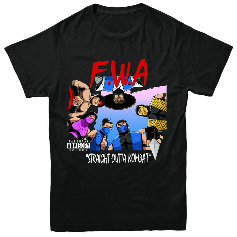 F. W. A/футболка с прямым вырезом футболка для взрослых и детей драконом mmoral Kombat