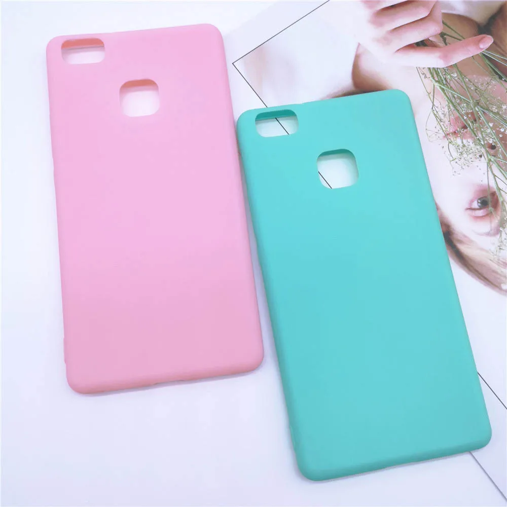Чехол для Huawei P9 Lite симпатичный матовый Силиконовый мягкий чехол из ТПУ 2016 P9Lite