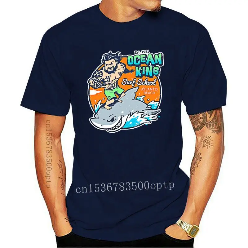 

Мужская Летняя Пляжная футболка с принтом «Океан король Атлантиды»