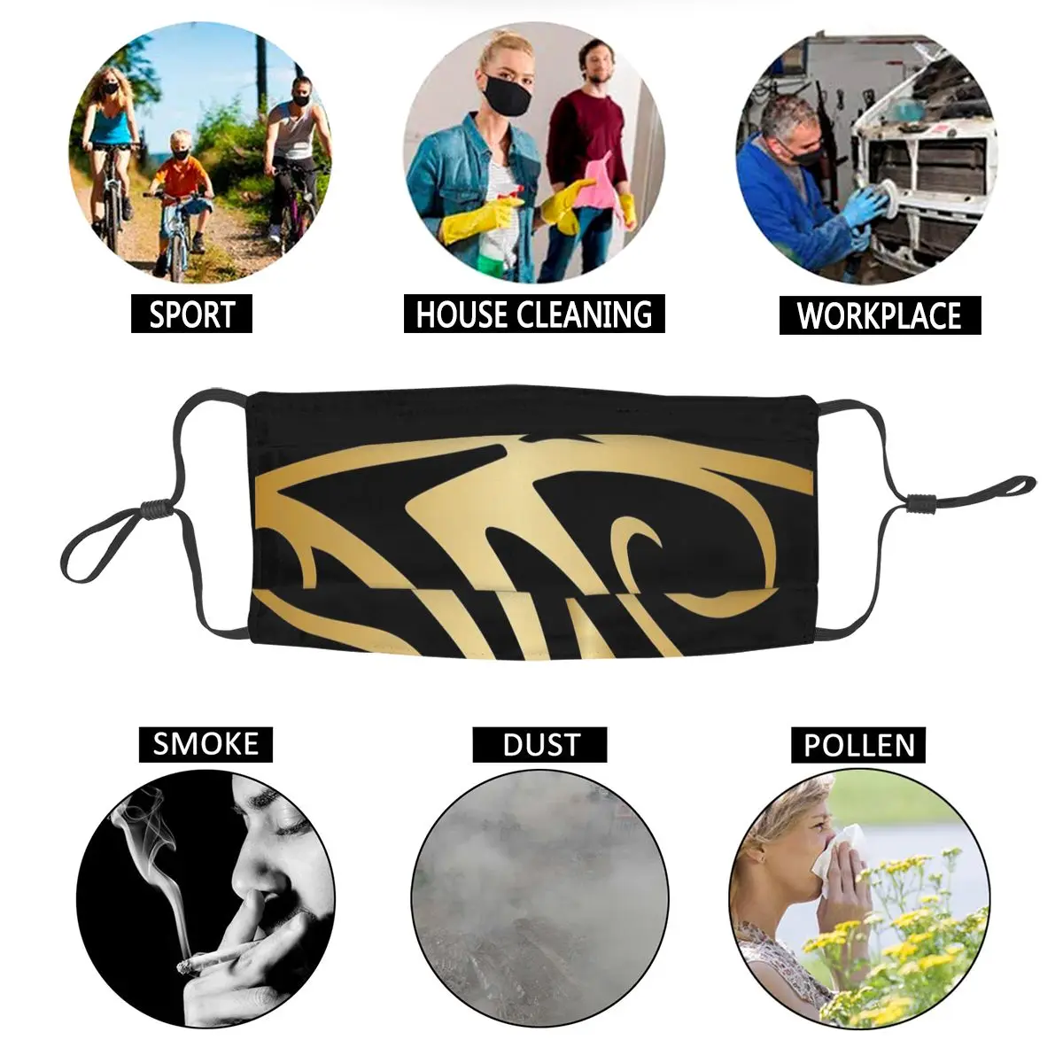 

Emily Kaldwin Unisex Reusable Mouth Face Mask Game Anti Haze Anti Dust Protection Cover Respirator Mouth Muffle