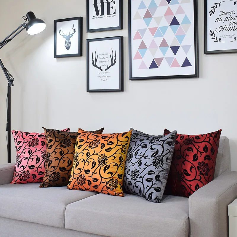 Мужская шелковая наволочка в европейском стиле Современная Наволочка на спинку