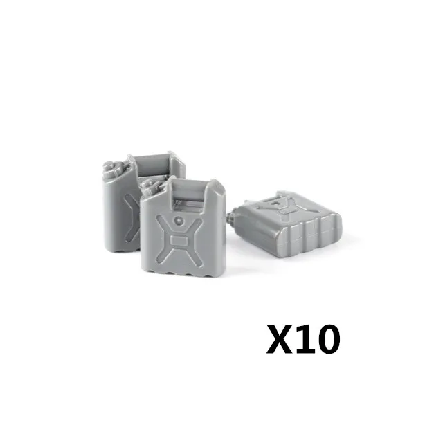 Gray-10pcs WW2 Военная игрушечное оружие строительные блоки Sentry port Oil Barrow Cart корабль армейская камуфляжная лодка город МОС серия кирпичные игрушки C128 - Цвет: Gray-10pcs