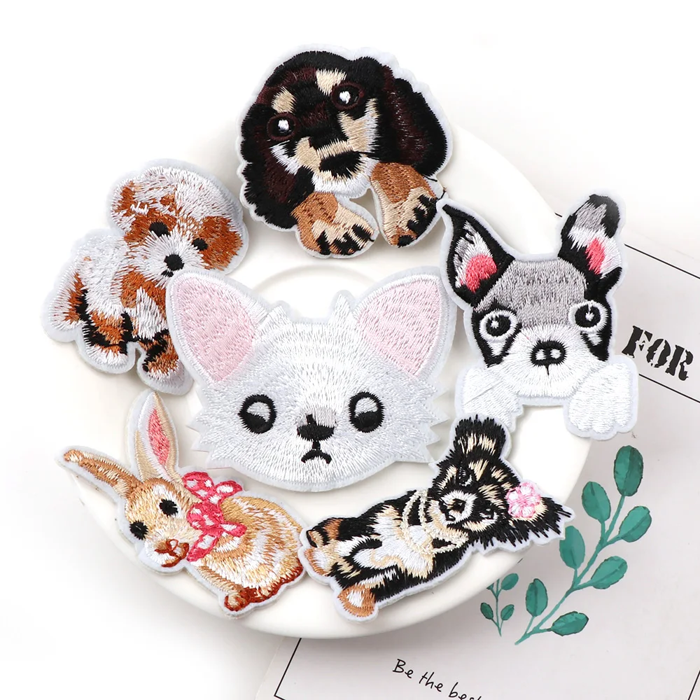 

12 Pieces Of 45-90mm Animal Style Fashion Patch Iron Embroidery Patch Badge Applique Clothes Clothing Sewing Decoration Supplies