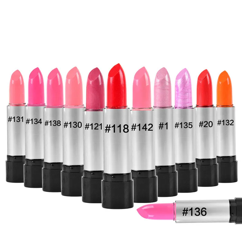 Smooth Moisturizer Rouge Waterproof Lipstick Long Lasting Lip Pink Red Nudes Glitter Stick Makeup Lips Water-Resistant |