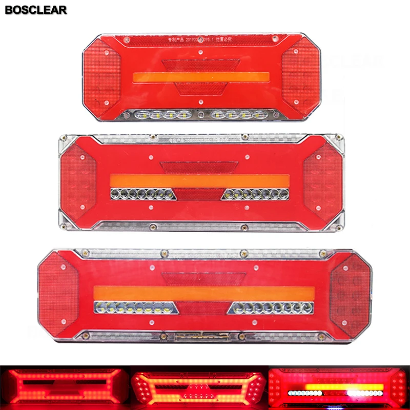 2 шт. светодиодные задние фонари для грузовиков 24 В | Автомобили и мотоциклы