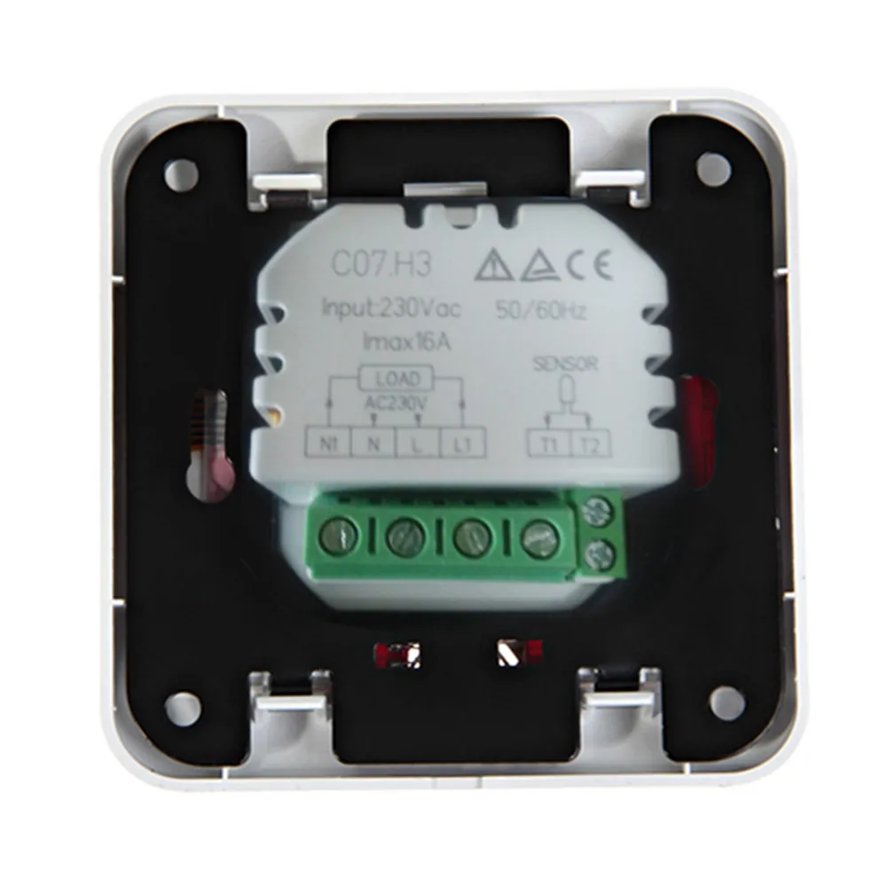Floureon 16A цифровой термостат BYC07.H3 LCD сенсорный экран для пола/воды/Электрическое