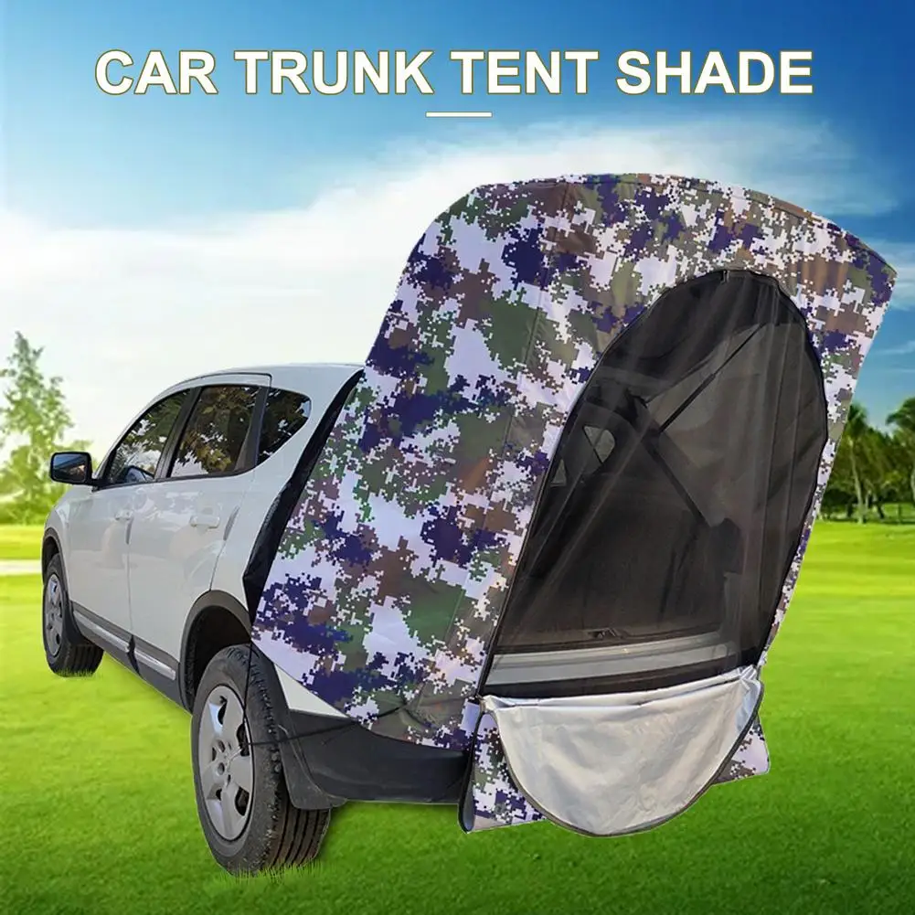 

Car Trunk Tent Sunshade Rainproof Tour Barbecue Outdoor Self-driving Tour Barbecue Camping Camouflage Car Tail Extension Tent
