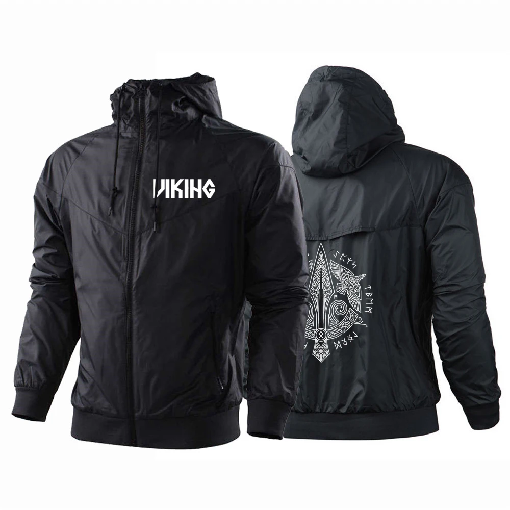 

Unisex Spring Autumn Men Odin Vikings Viking Berserker Hoodies Designer Punk Sweatshirts Cardigan Streetwear Sport Zipper Jacket