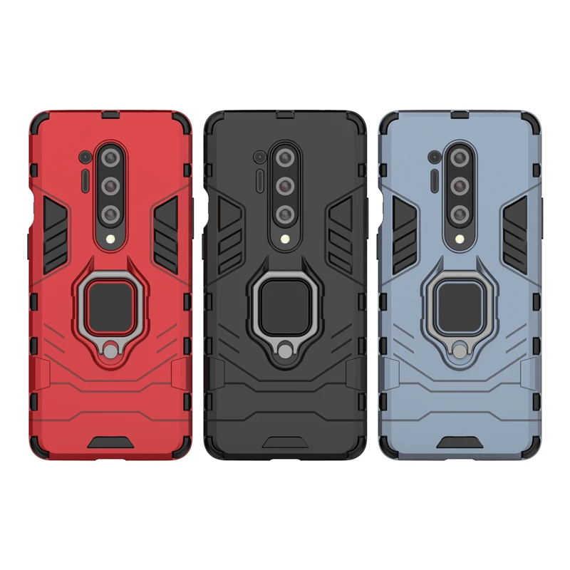 

Holder Magnetic Case For OnePlus 8 Pro Capas PC Durable Metal Ring Stand Cover For OnePlus 8 Pro Cover For OnePlus 8 Pro Fundas
