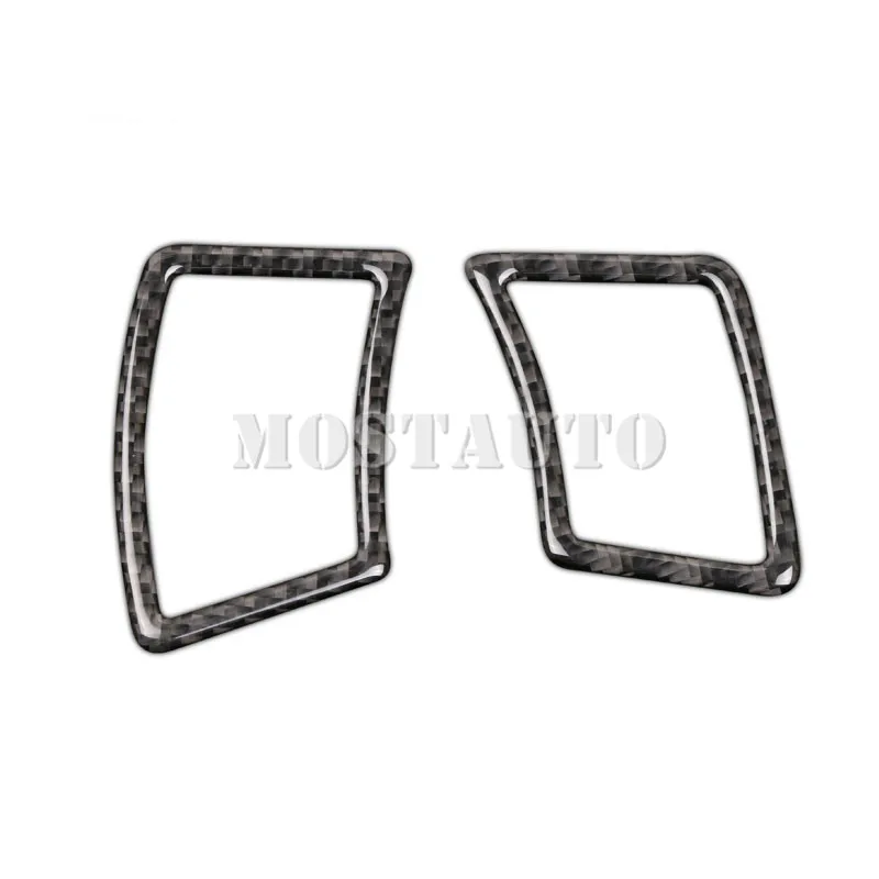 For BMW 5 Series E60 Carbon Fiber Dashboard Side Air Outlet Cover 2005-2010 2PCS Car Accessories Interior Decor Trim | Автомобили и