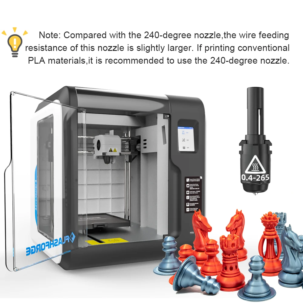 Насадка Flashforge для 3D-принтера Adventurer 3 Series (AD3/ AD3C/AD3 Lite) сопло 0 4 мм 6 ℃ 265 | Компьютеры и