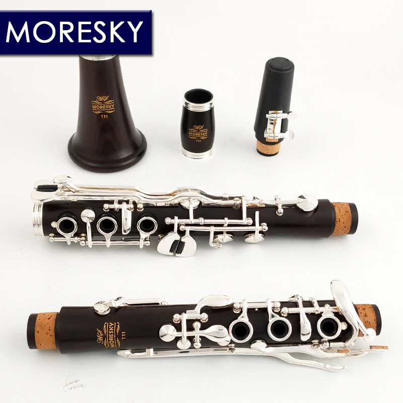 Немецкий Oehler кларнет Bb Эбеновое дерево 20 клавиш турецкий Sib Klarnet MORESKY T11|Кларнет| |