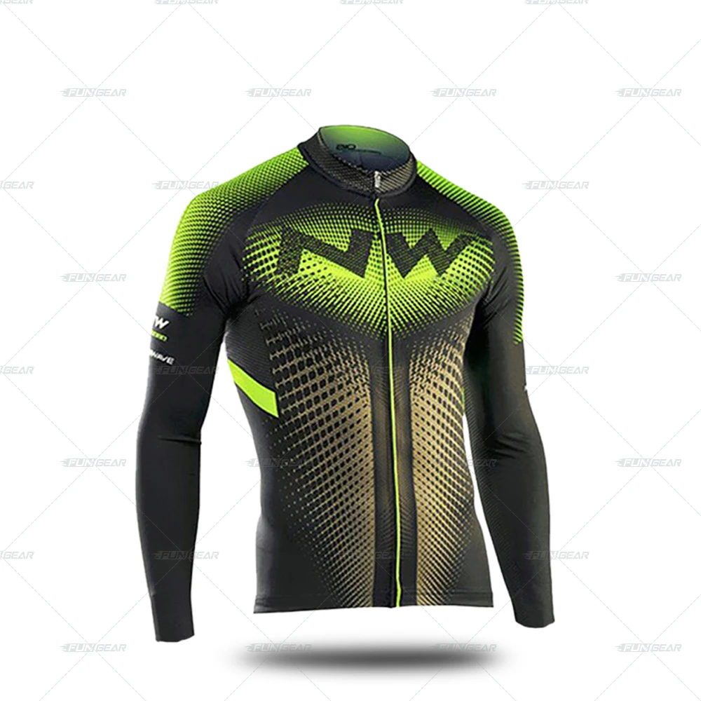 JERSEYS Комплект из Джерси с длинным рукавом для велоспорта, одежда для велоспорта, Зимняя Теплая Флисовая Куртка для триатлона Pro Team, Мужская одежда для верховой езды, MTB, верхняя одежда - Цвет: JERSEYS