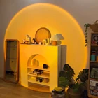 Rainbow Sunset проектор лампа Ночной Светильник Красочные USB светодиодный напольный светильник s домашний декор для гостиной Спальня солнца светильник окружающей среды точечный светильник