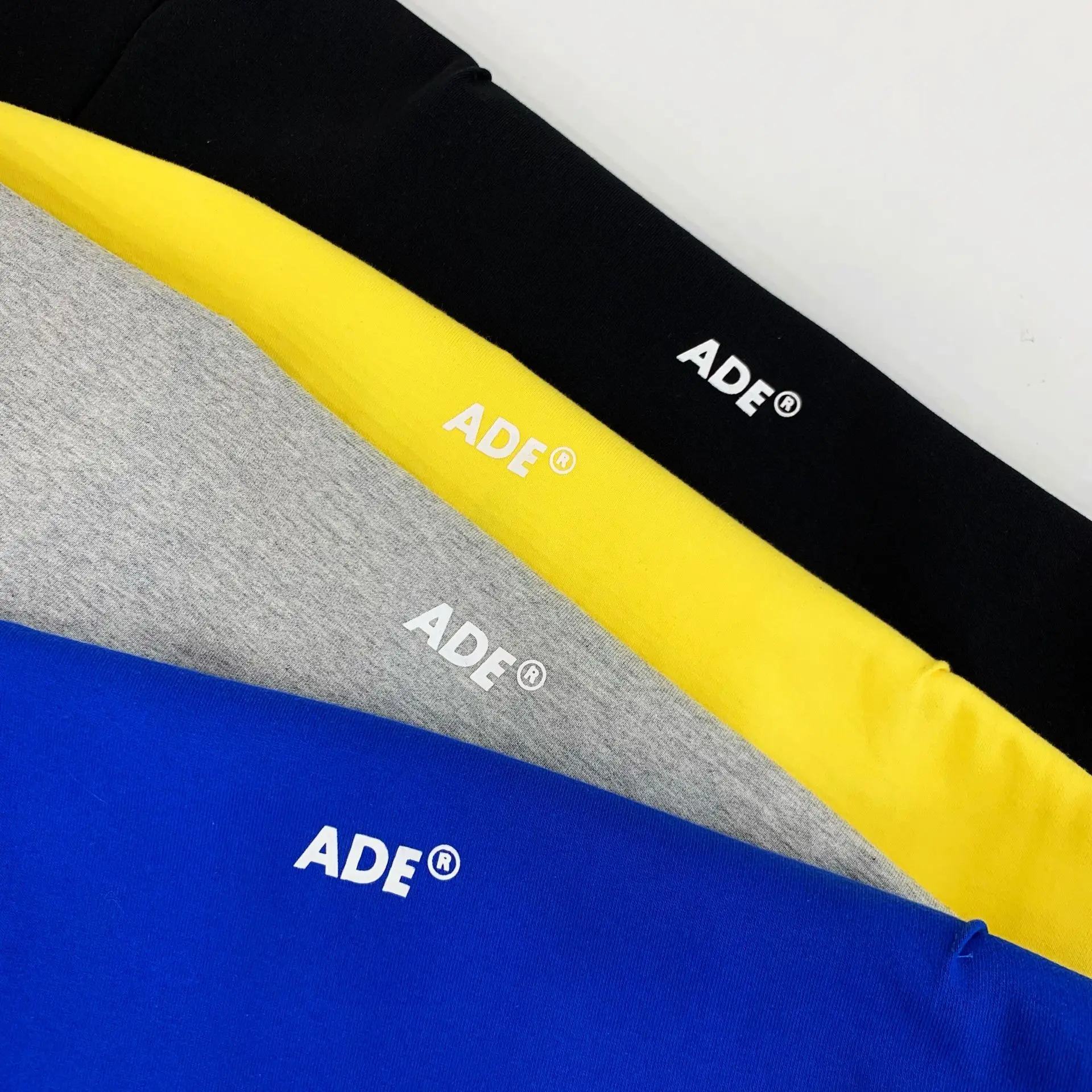 Однотонные свитшоты Adererror 2020 ADE пуловер с принтом логотипа Ader Error lrрегулярные