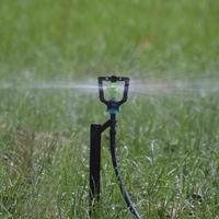 garden irrigation rotary sprinkler with nozzle holder garden watering sprinklers for 14 hose 50pcs