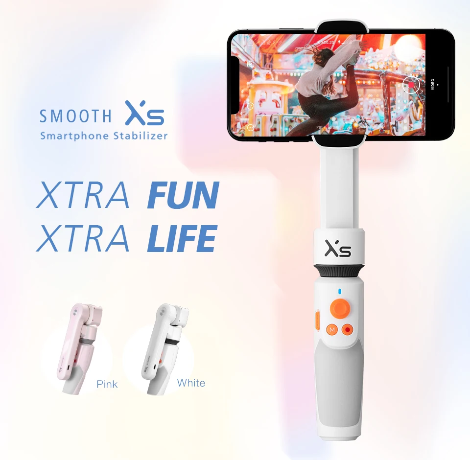 

ZHIYUN SMOOTH XS Smartphones Gimbal Handheld Stabilizer Selfie Stick for iPhone Huawei Xiaomi Redmi Samsung Phone