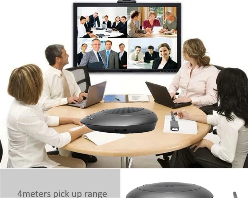 Дуплексный Беспроводной USB микрофон для видеосъемки на 360 °