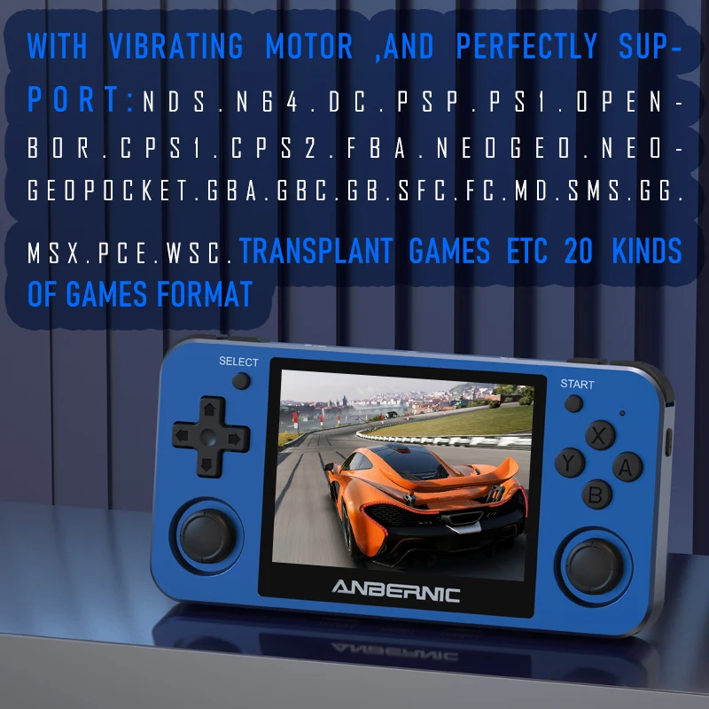 Новый Anbernic RG351MP портативный игровой плеер Карманная игровая машина 3 5 дюймов IPS