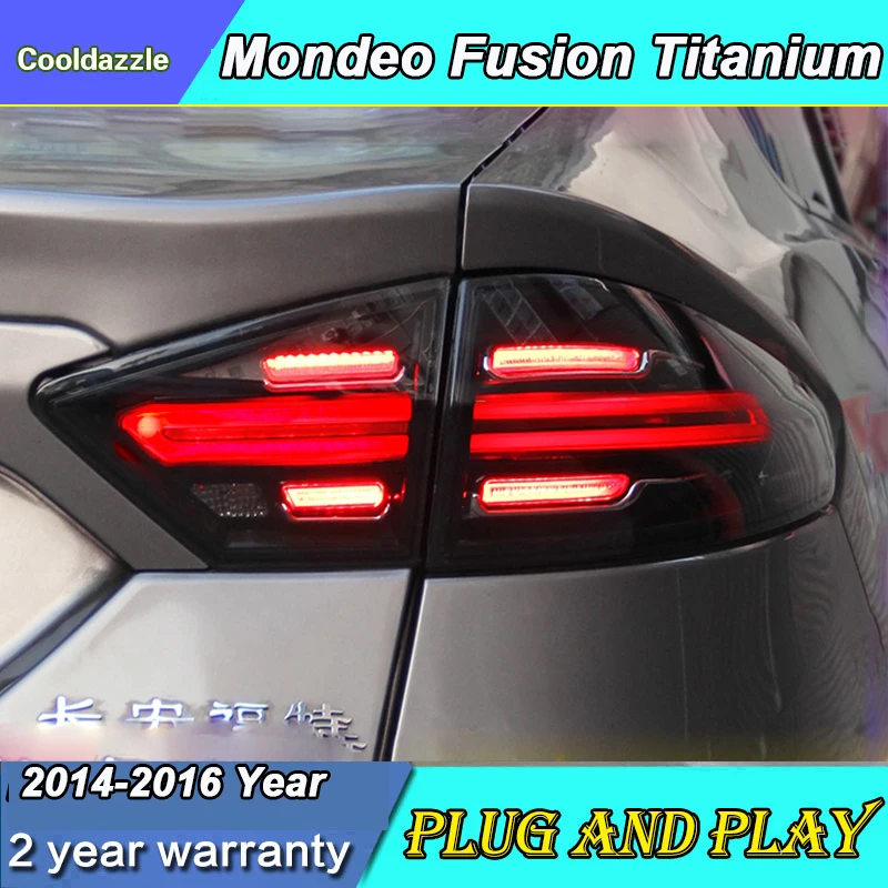 4 шт. для FORD Fusion Титан Mondeo светодиодный задний фонарь 2014 2015 2016 хвост светильник