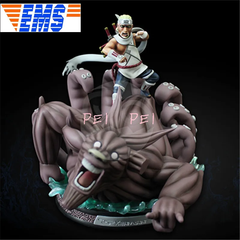 Аниме статуя Наруто убийца пчела хвост животные Полный Портрет Искусство крафт gk