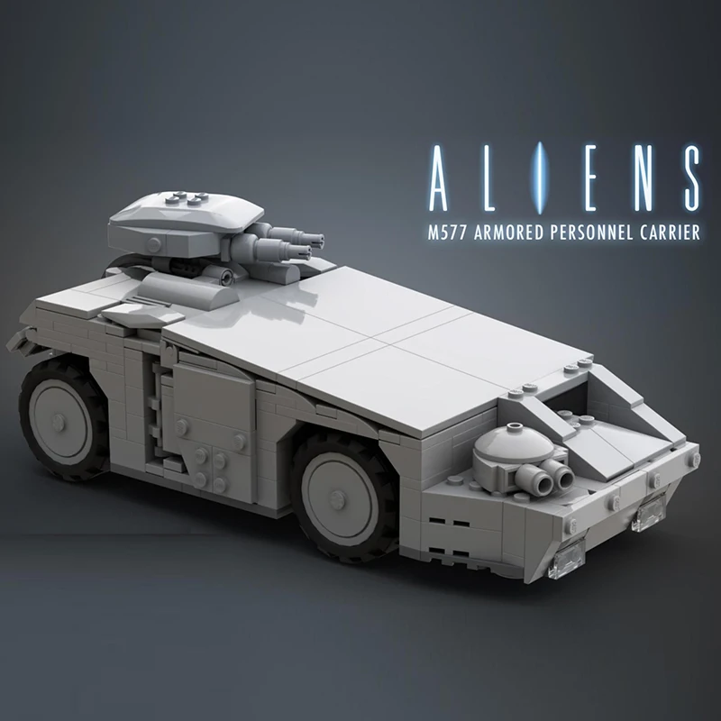 

Строительные блоки MOC M557, 551 шт., армированный автомобиль, идеи для фильмов, военная армия Второй мировой войны, модель автомобиля, кирпичи, иг...