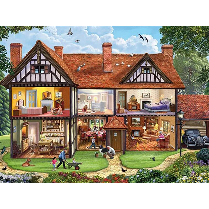 

diamond painting embroidery Pictures for the home Handicraft Cross-stitch crafts Painting by numbers Packing acrylic Bead A56948