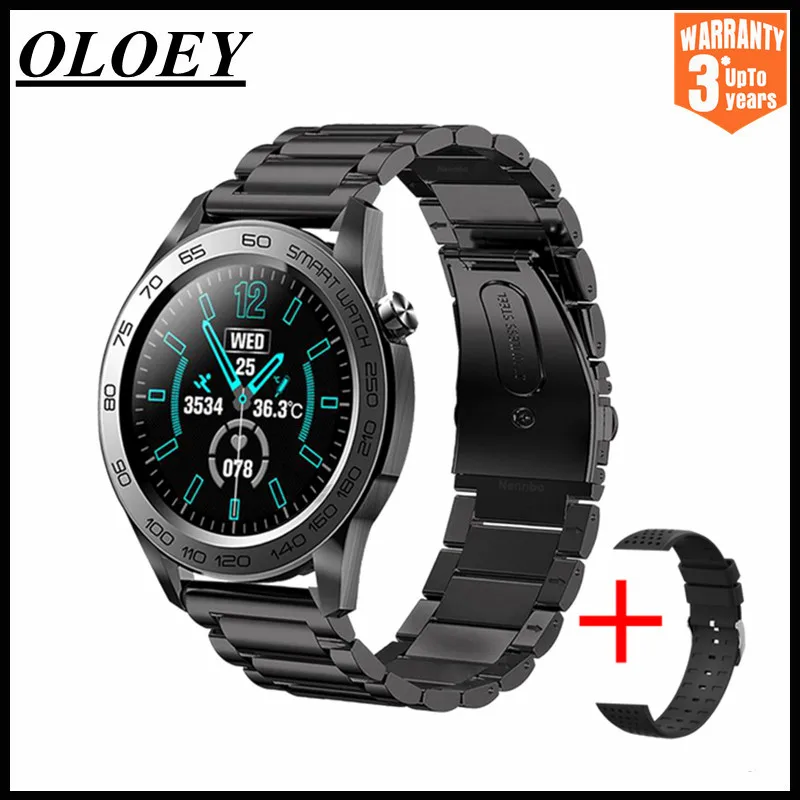 

Smart Watch Men GPS Track Recording Sport Fitness Tracker Full Touch Temperature Monitor Heart Rate Smartwatch For Huawei Xiaomi