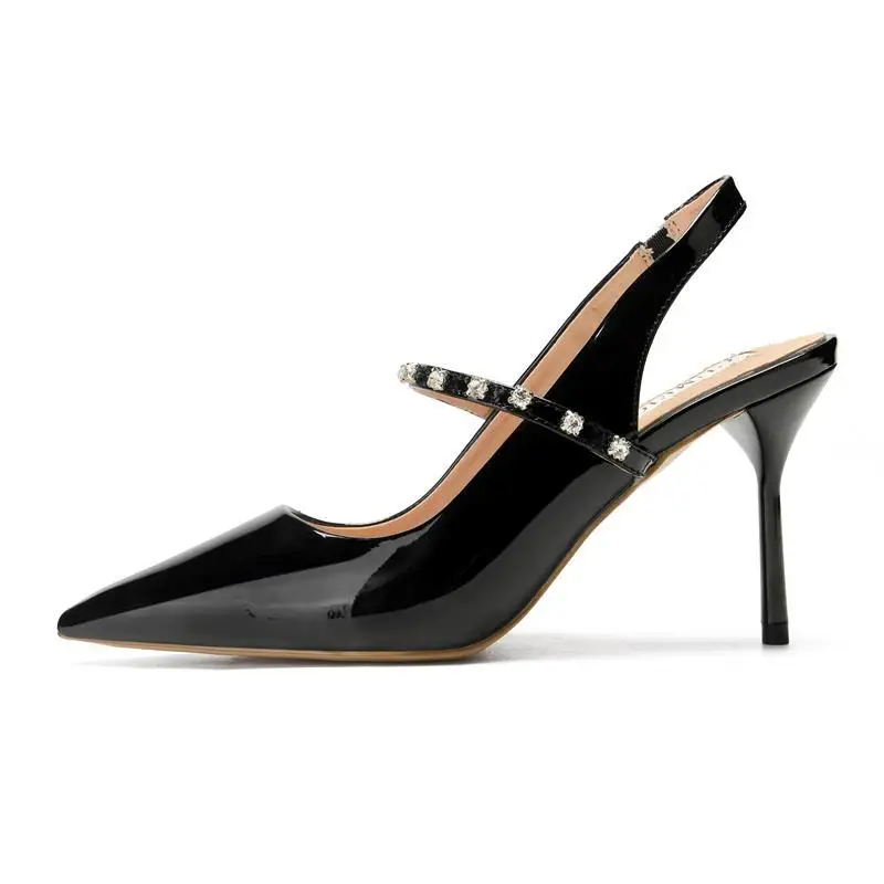 

High heeled shoes women's thin heeled 2021 summer new sandals