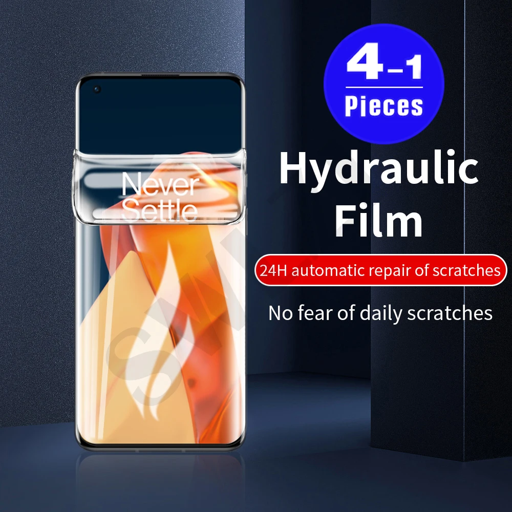 1-4 шт. Гидрогелевая Защитная пленка для экрана oneplus Nord 7 7T 8 8T plus 9 pro 9R 9E N10 N100 6 6T