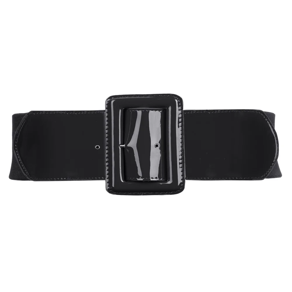 Женская кожаная эластичная лента с пряжкой практичная повседневная одежда