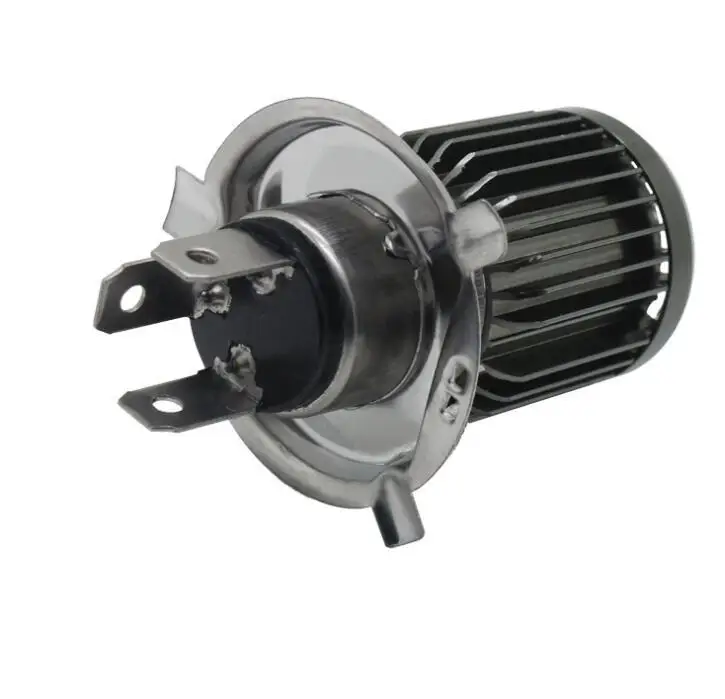 H4 H6 BA20D мотобайк фары для мотоцикла светодиодные CSP объектив Moto 6000LM Hi короче